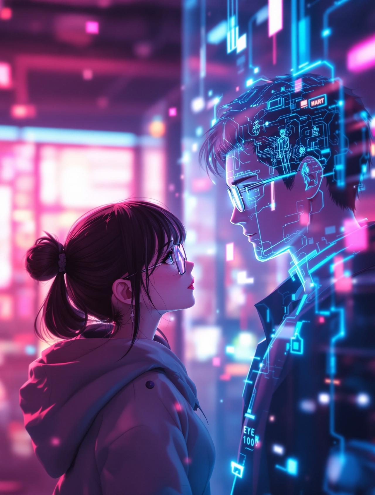 腐漫剧《我的男友是AI》封面图 - 校园初恋